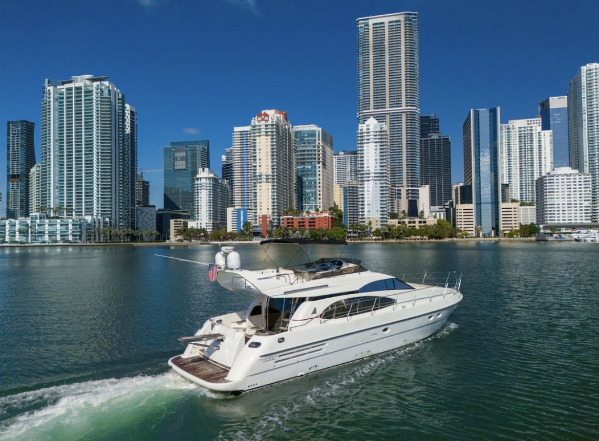 Samba Soul cruising in front of the Brickell skyline